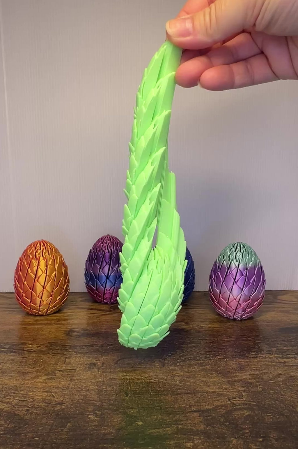 Dragon Egg Fidget Toy — Scaled Display Egg
