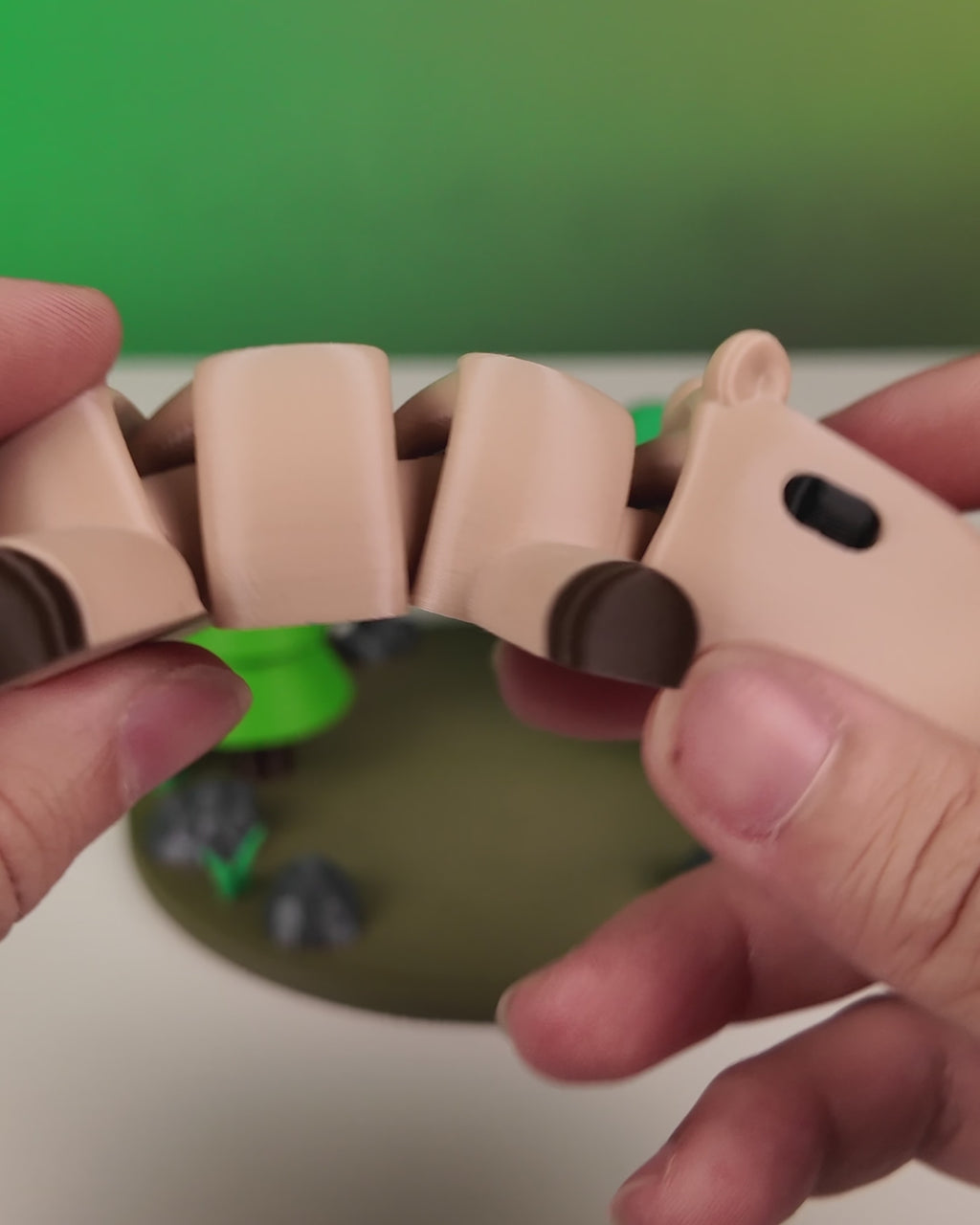3D Printed Capybara Chill — Statuette / Keychain